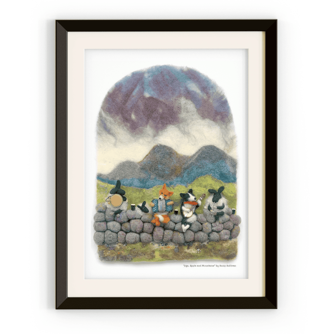 Jigs Reels and Mountains - A3 Print