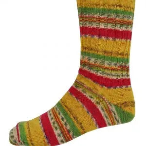 Stripe Fair Isle Walking Socks Mens