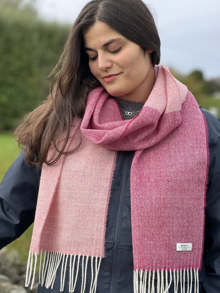 Lambswool Scarf Ladies - Glam Wave