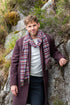 Lambswool Scarf Mens- Mulroy Mini Check