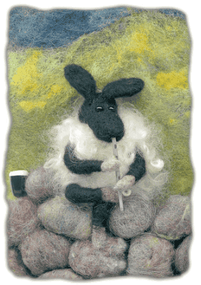 Whistling Sheep - A3 Print