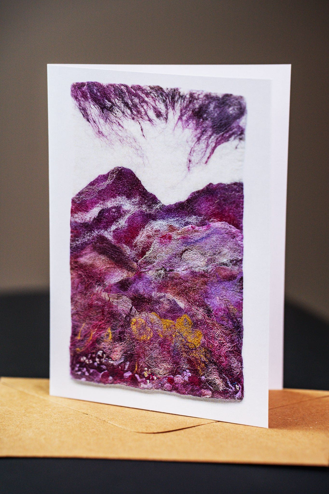 Purple Mountain - Greeting Card