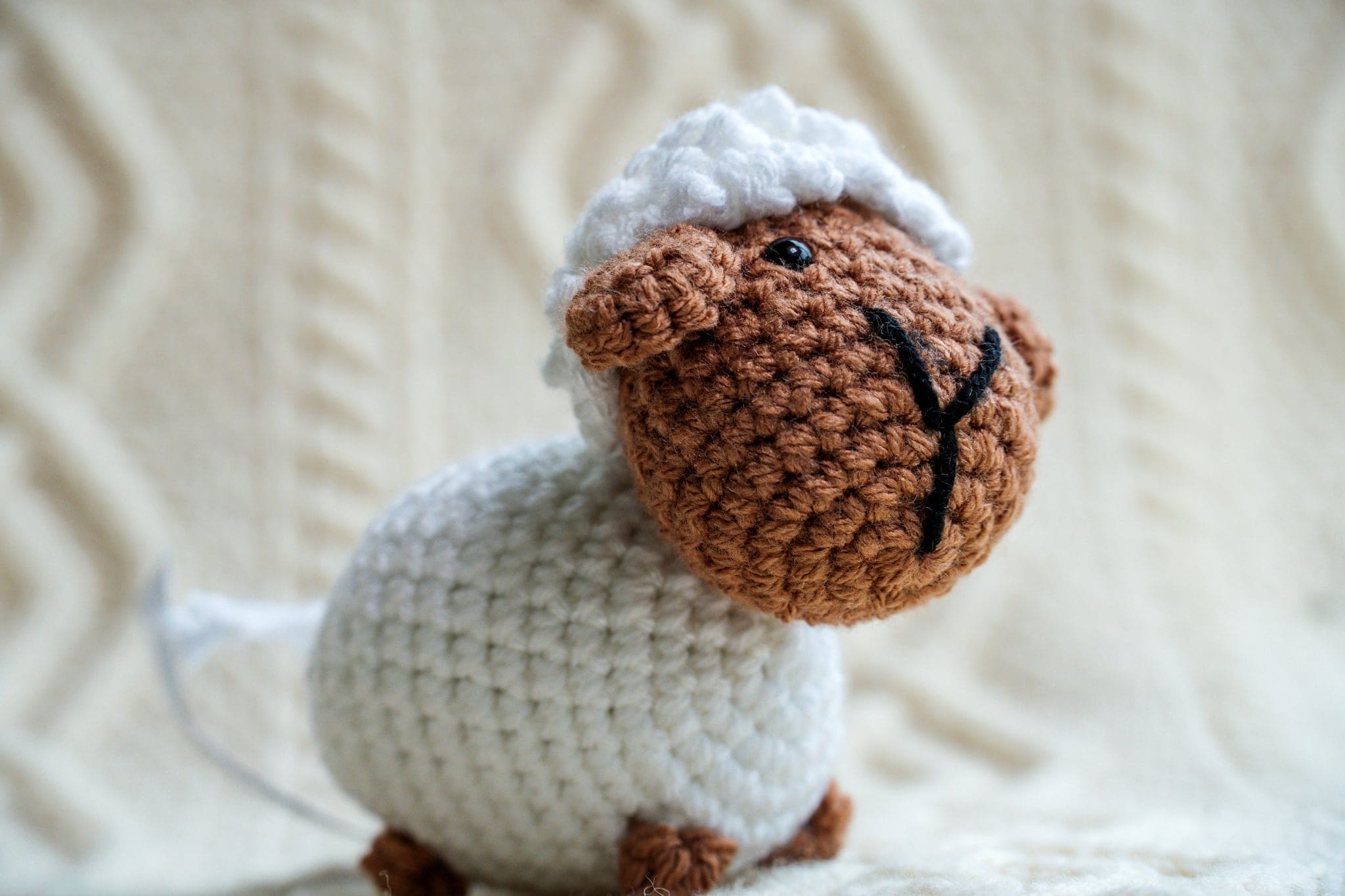 Hand crocheted Sheep