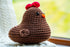 Hand crocheted Chicken - Dark Brown