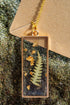 Planted By the Water Necklace - Gold Fern Leaf