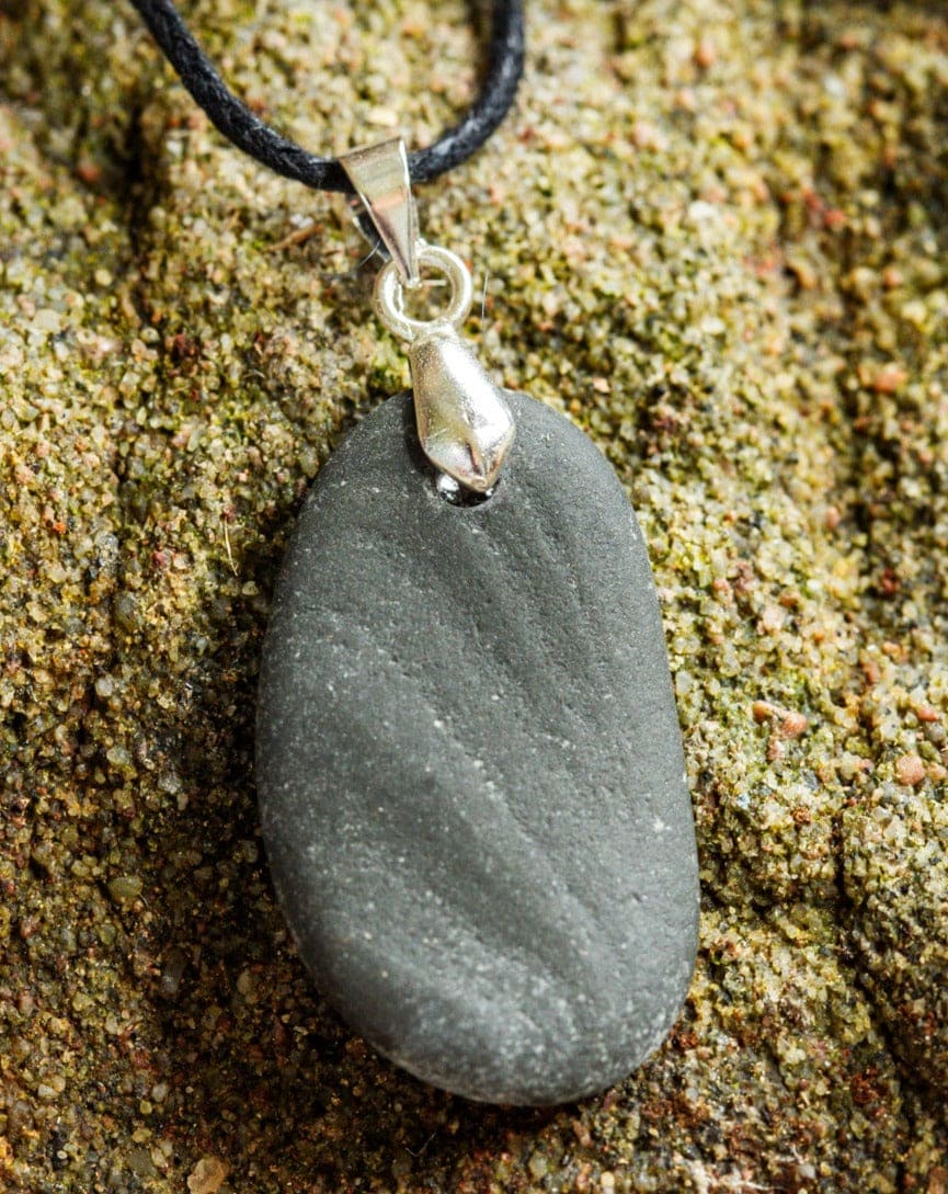 Planted By the Waters Necklace -  Beach Pebble Necklace