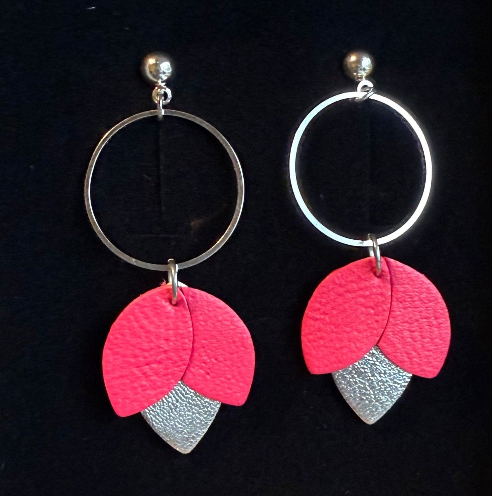 GG Designs - Little Acorns Hot Pink and Silver