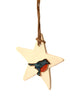 Robin Star Decoration - Cream